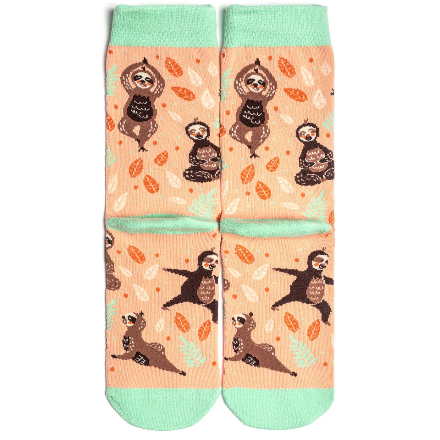 Socks - Crew Length Yoga Sloth Socks