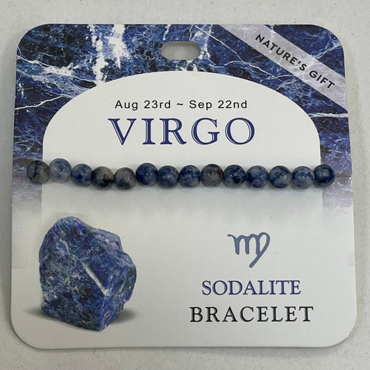 Bracelet - Nature's Gift - Zodiac Sodalite - Virgo