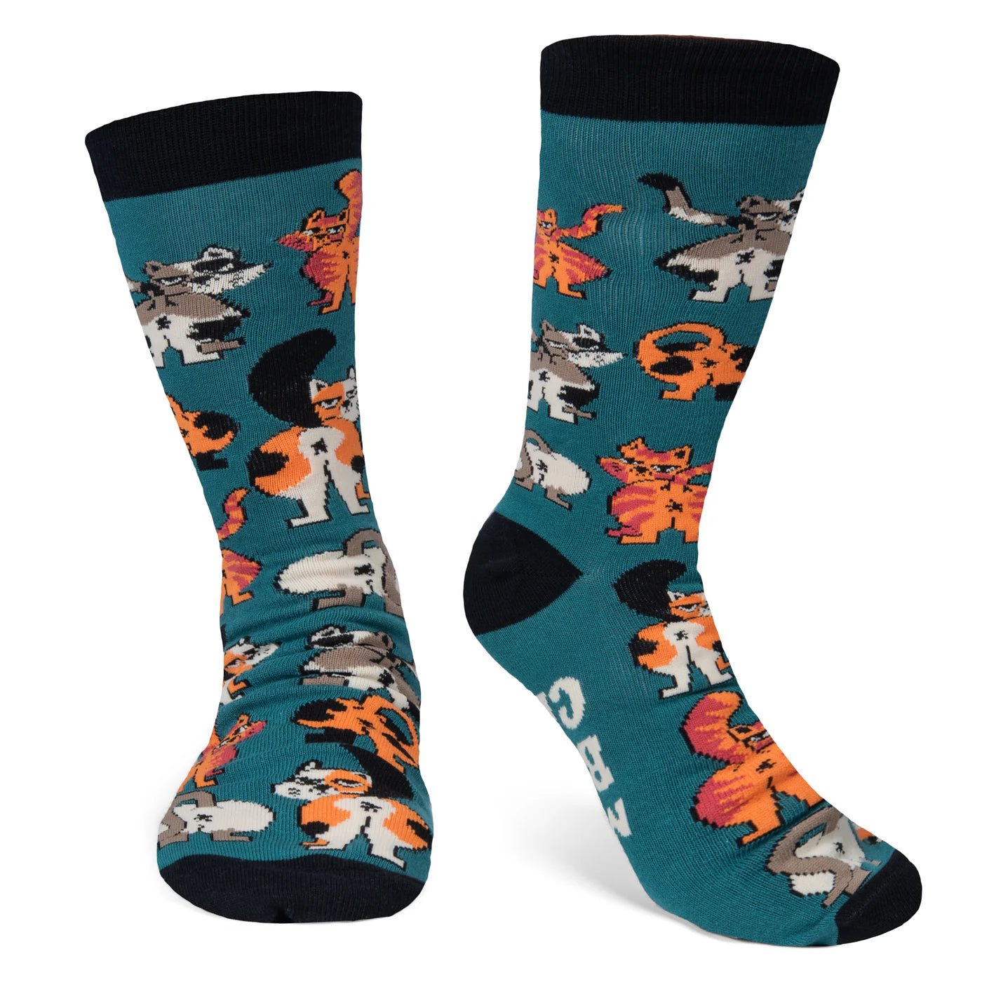 Socks - Crew Length 'Nothin Butt Cats' Socks