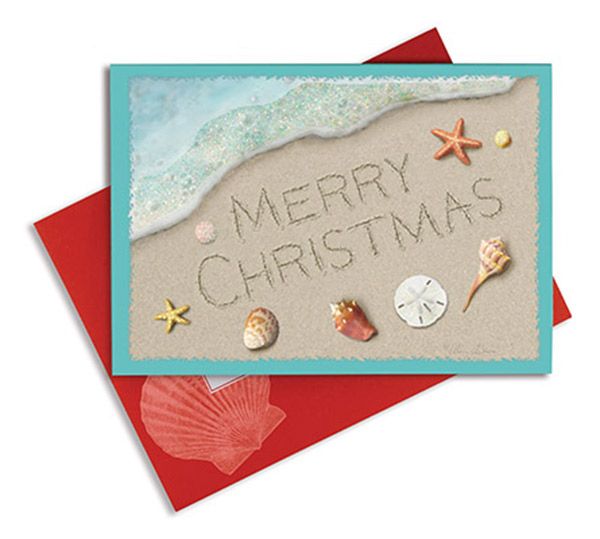 Greeting Cards - Embellished Christmas Cards - Merry Christmas