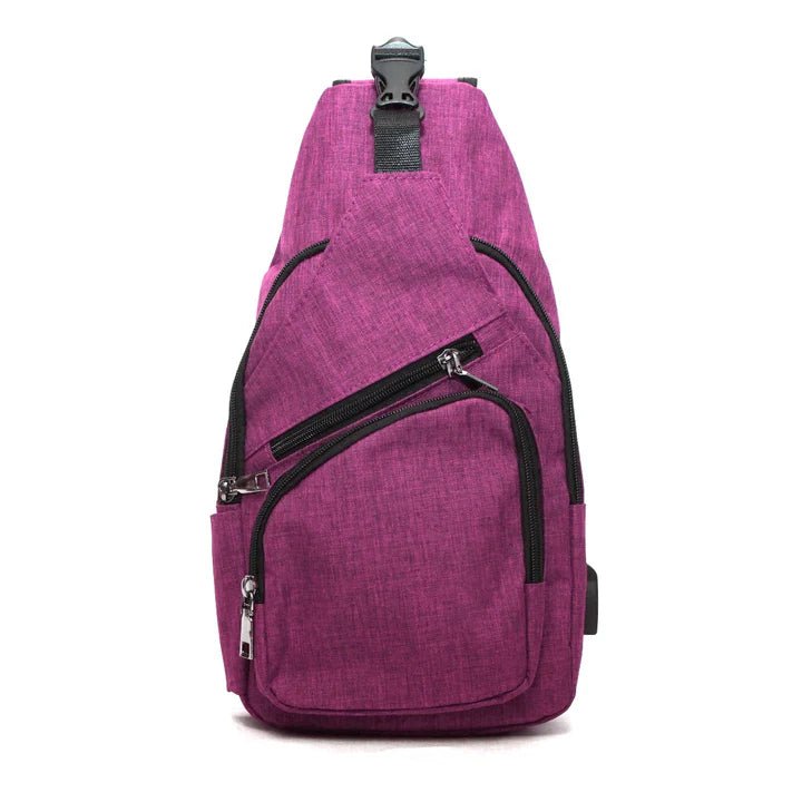 Day Pack Anti Theft Plum - Small