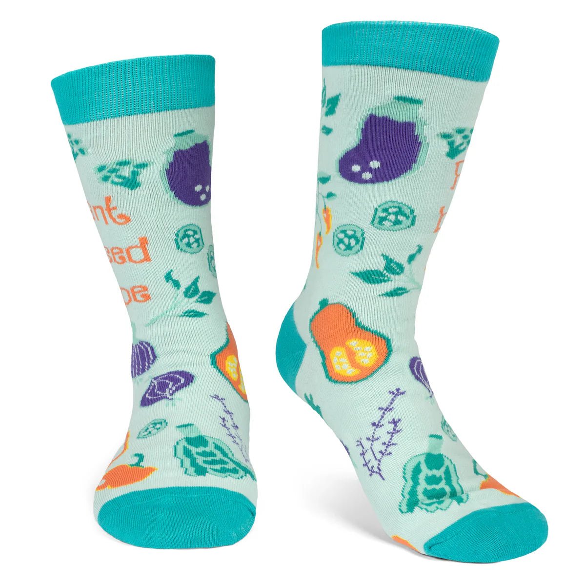 Socks - Crew Length 'Plant Based Babe' Socks