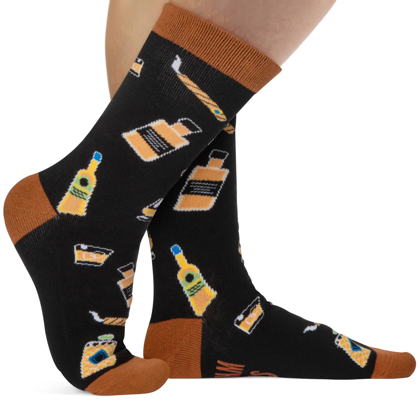 Socks - Crew Length 'Bring Me Some Whiskey' Socks