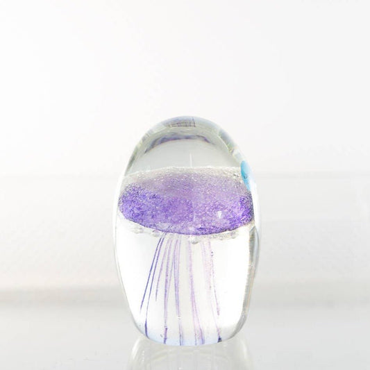 Glass Jellyfish Purple 3 1/4"