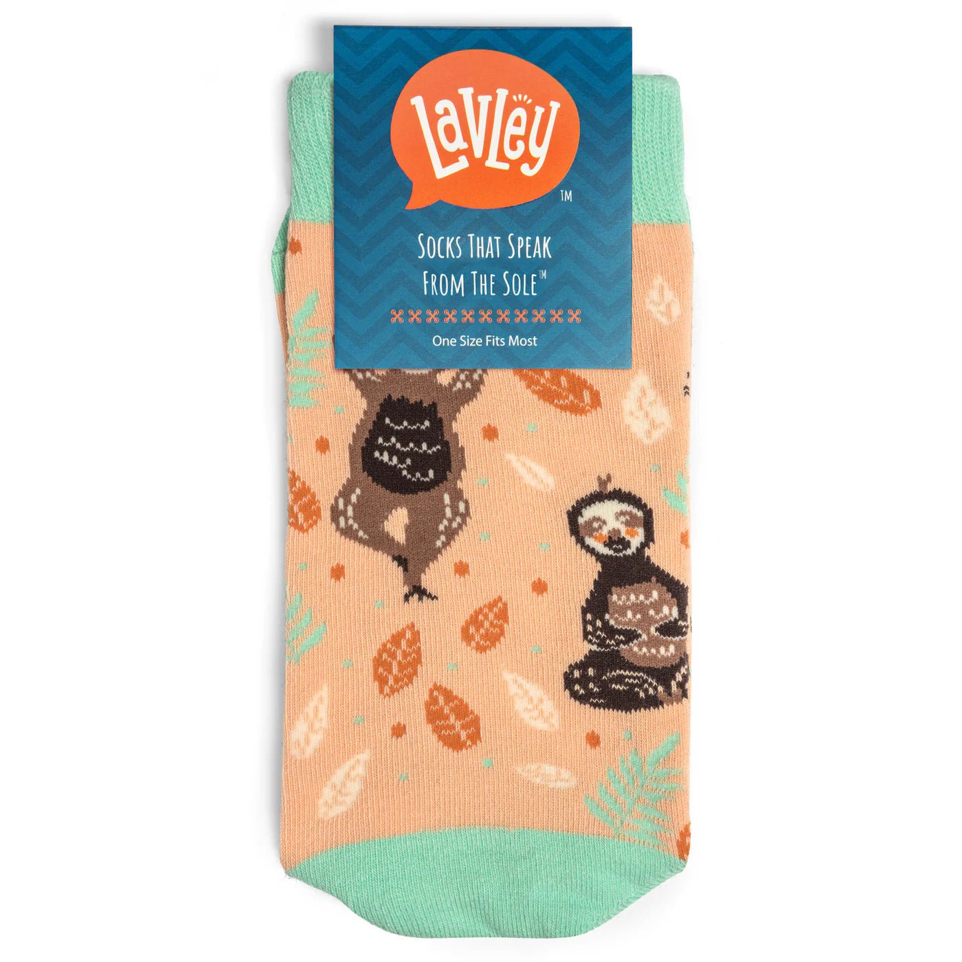Socks - Crew Length Yoga Sloth Socks