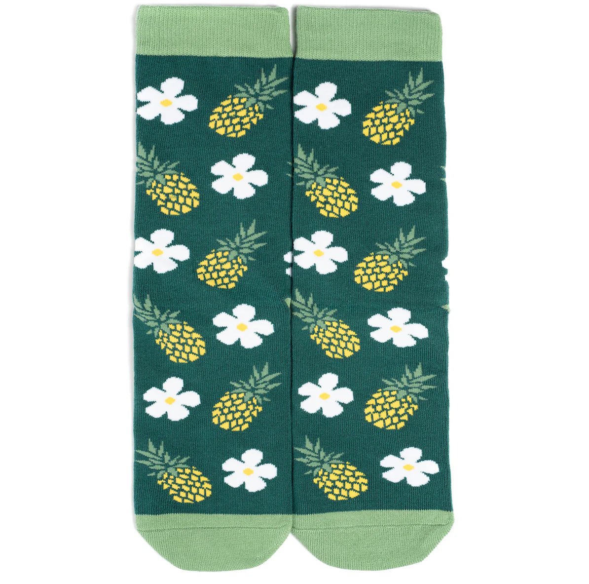 Socks - Crew Length 'Tough on the Outside, Sweet on the Inside' Pineapple Socks