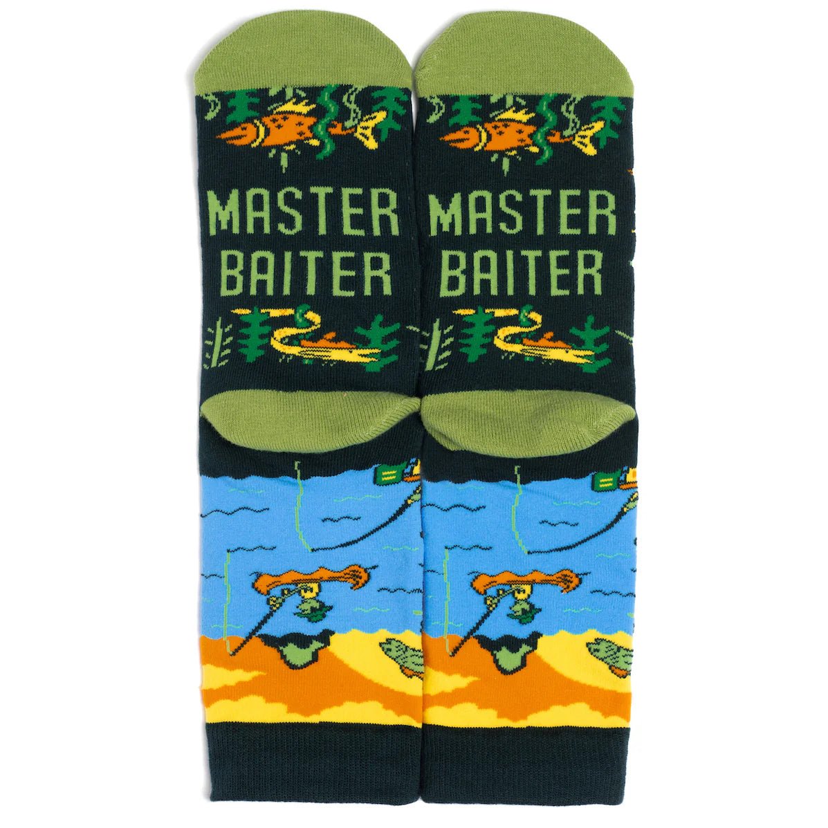 Socks - Crew Length 'Master Baiter' Socks