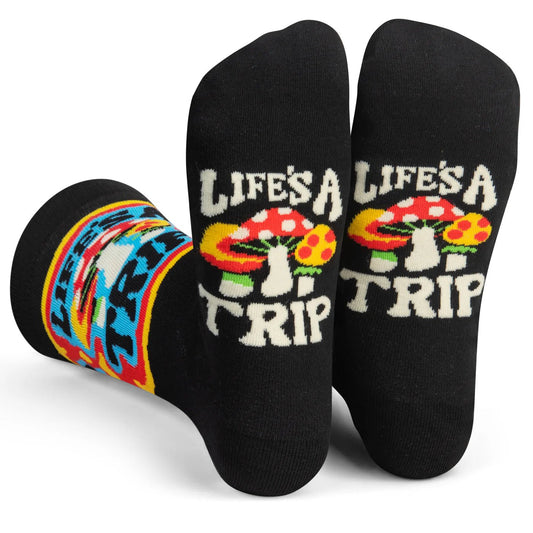 Socks - Crew Length 'Life's a Trip' Socks