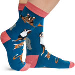 Socks - Crew Length 'I'd Rather Be With my Dog' Socks