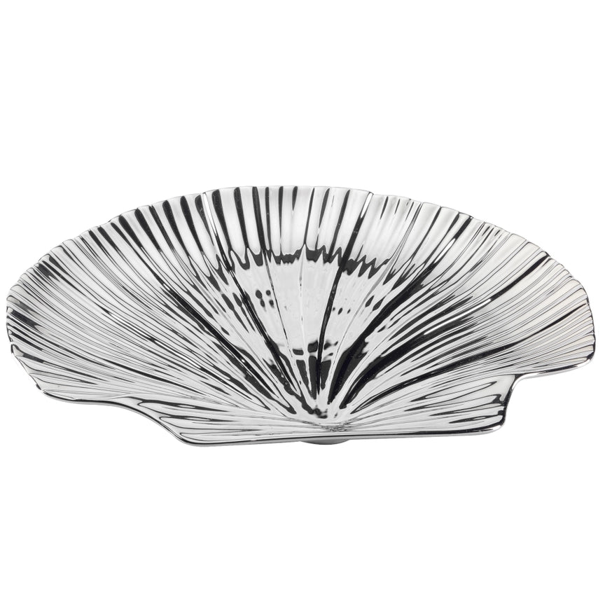 Silver Plated 3D Shell Platter