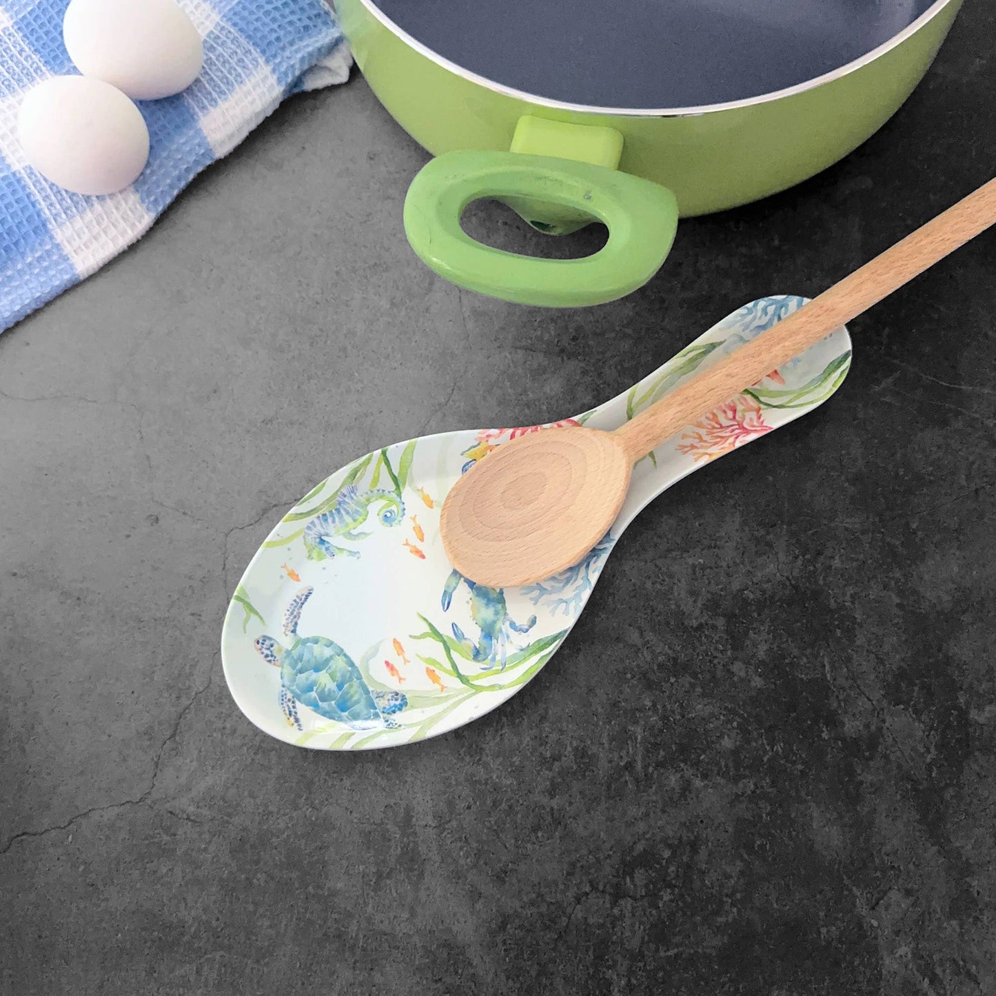 Spoon Rest - Sea Life Serenade Melamine