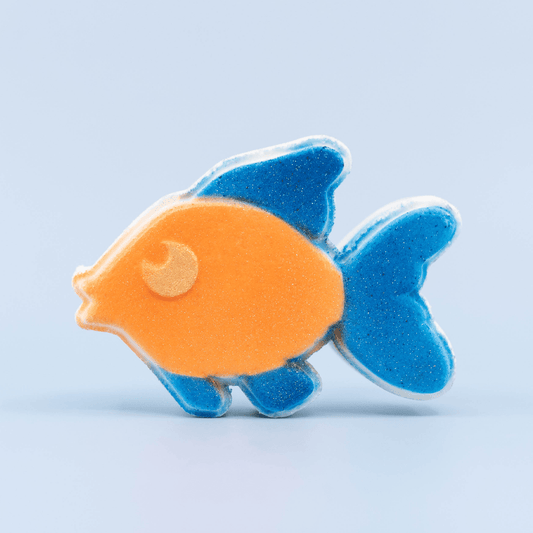 Bath Bomb - Hand Painted Color Burst Fish