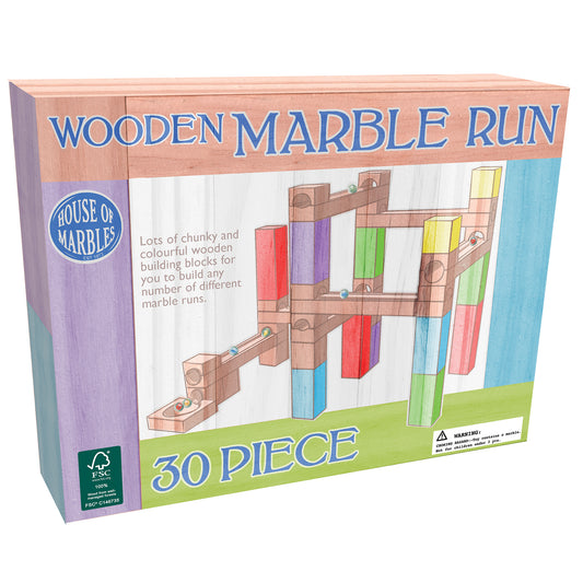 Clearance- Wooden Marble Run
