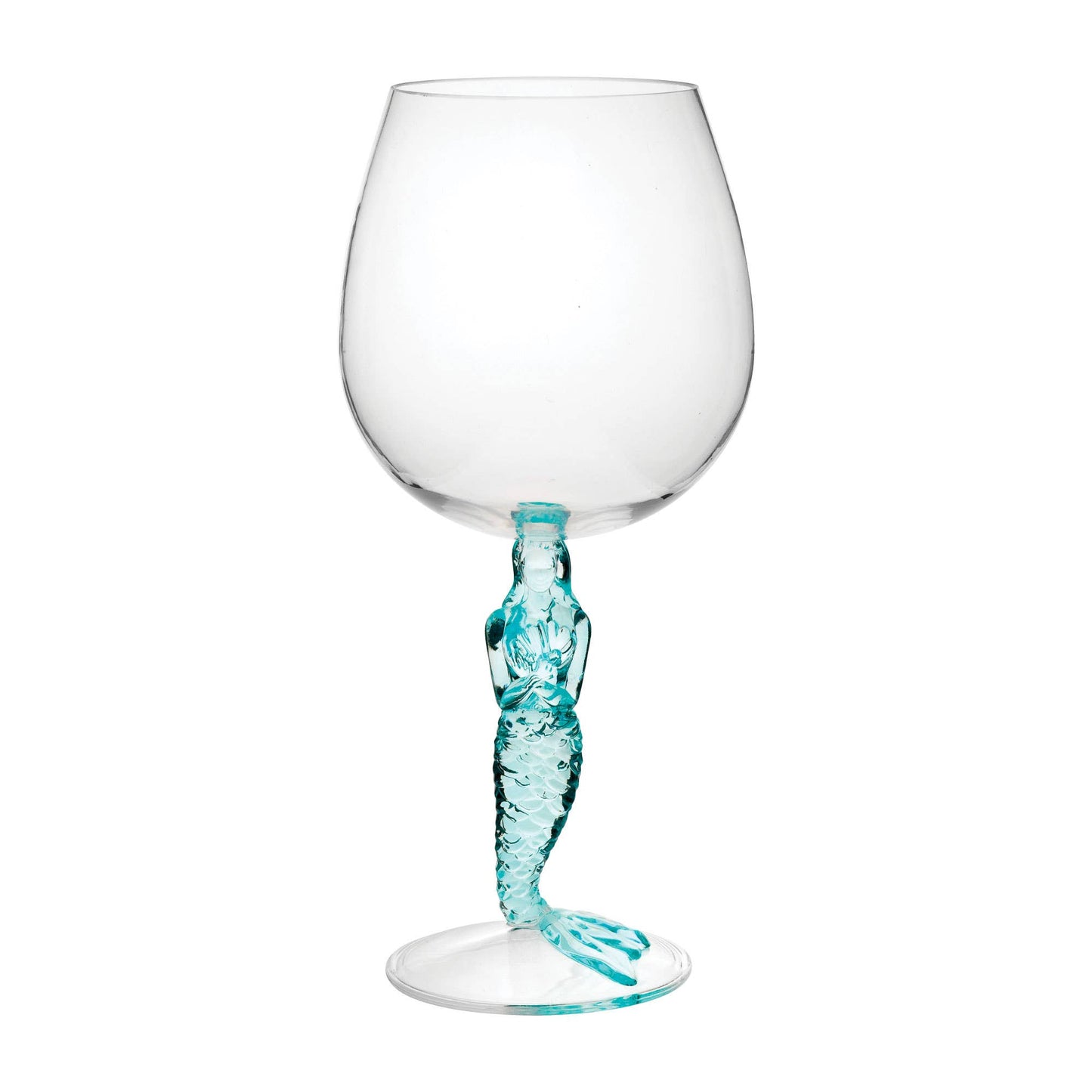 Plastic Wine Glass - Mermaid 17oz