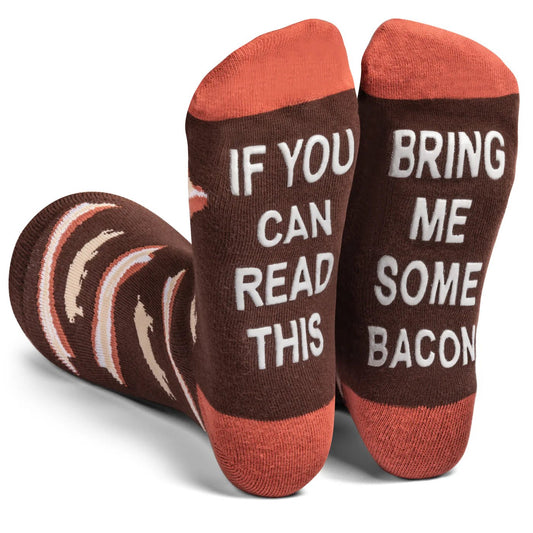 Socks - Crew Length 'Bring Me Some Bacon' Socks