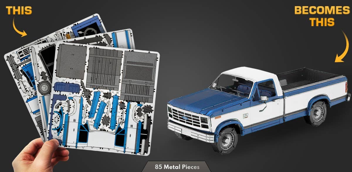 Metal Earth Model Kit - 1982 Ford F-150 Truck