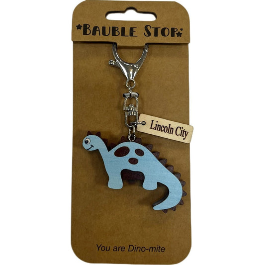 Keychain - Blue Dinosaur