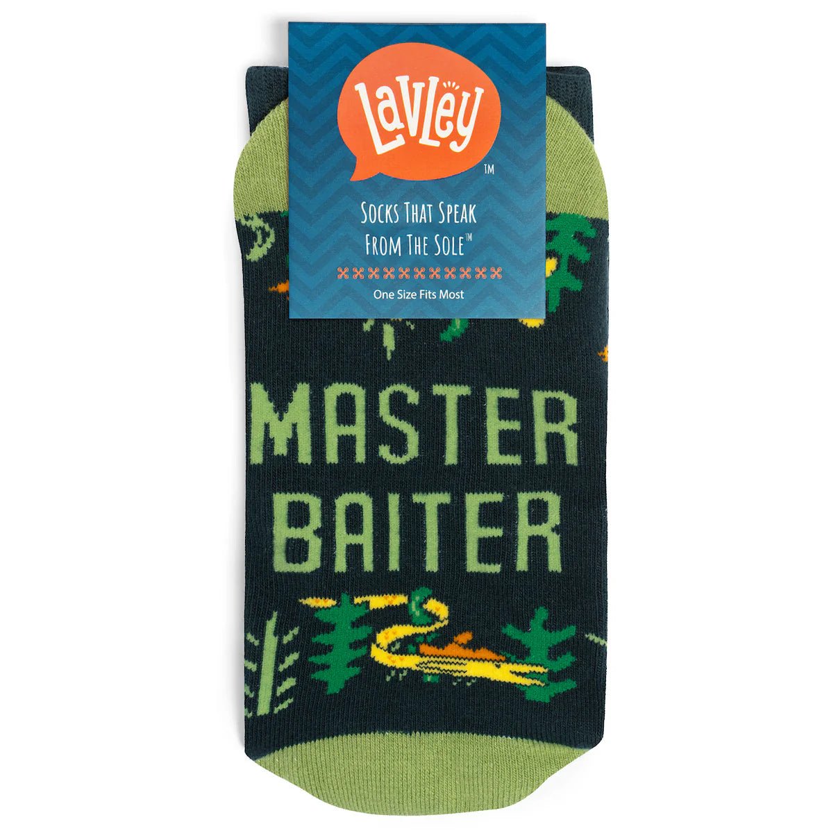 Socks - Crew Length 'Master Baiter' Socks