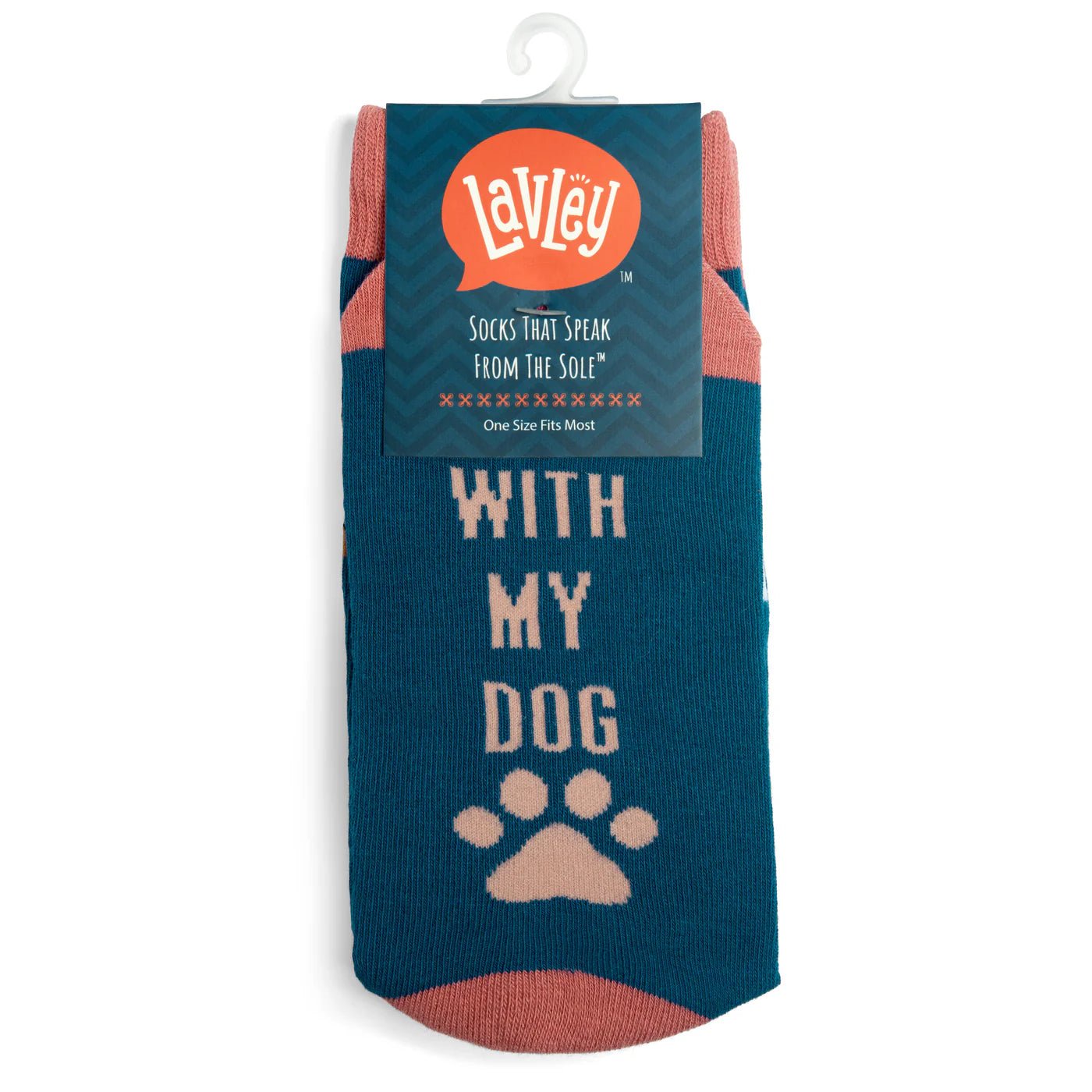 Socks - Crew Length 'I'd Rather Be With my Dog' Socks