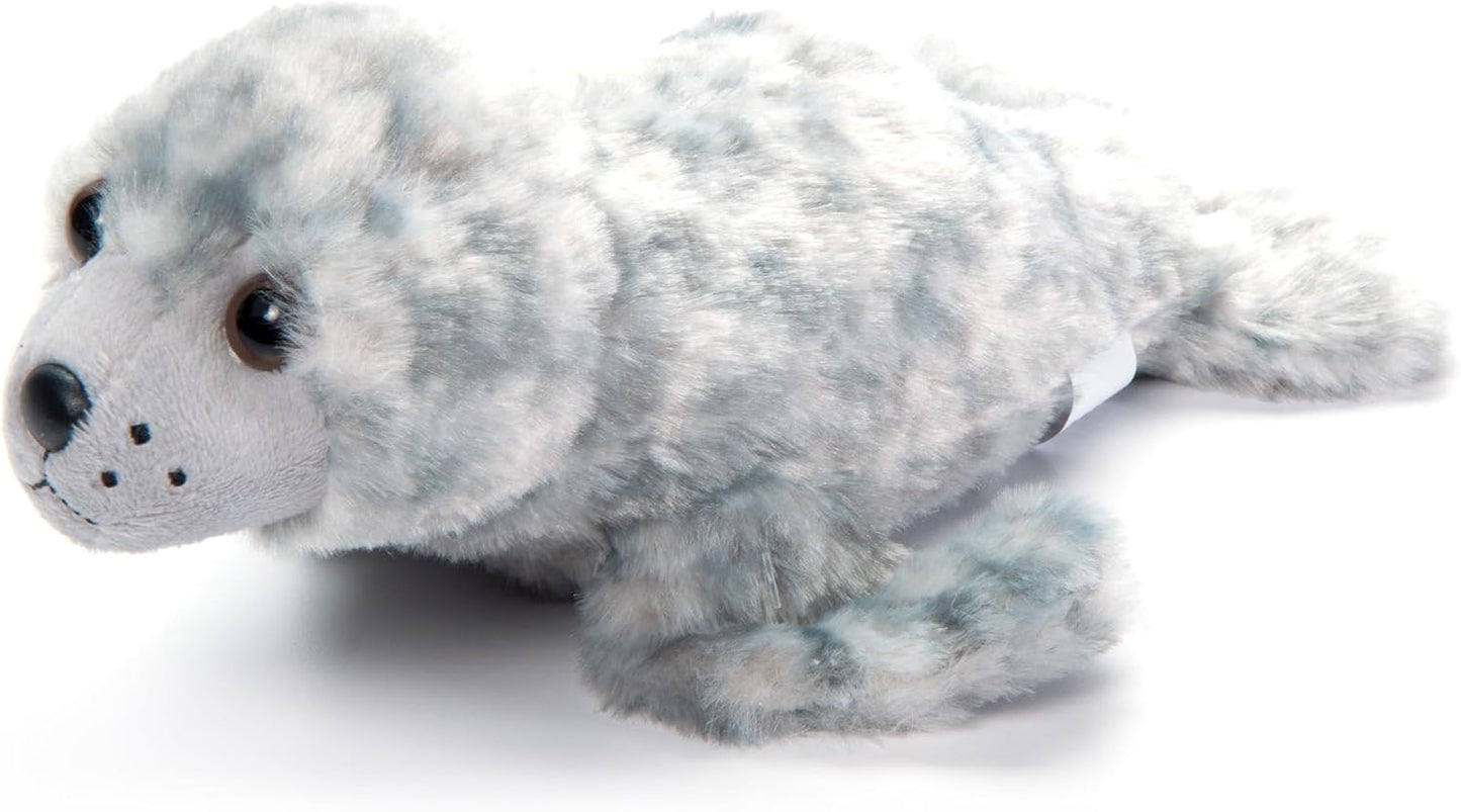Stuffed Animal - Scoopz Harbor Seal Grey 10"