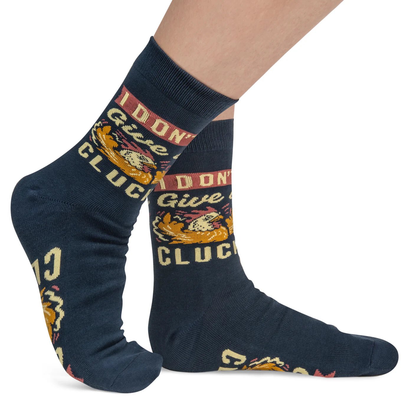 Socks - Crew Length 'I Don't Give a Cluck' Socks