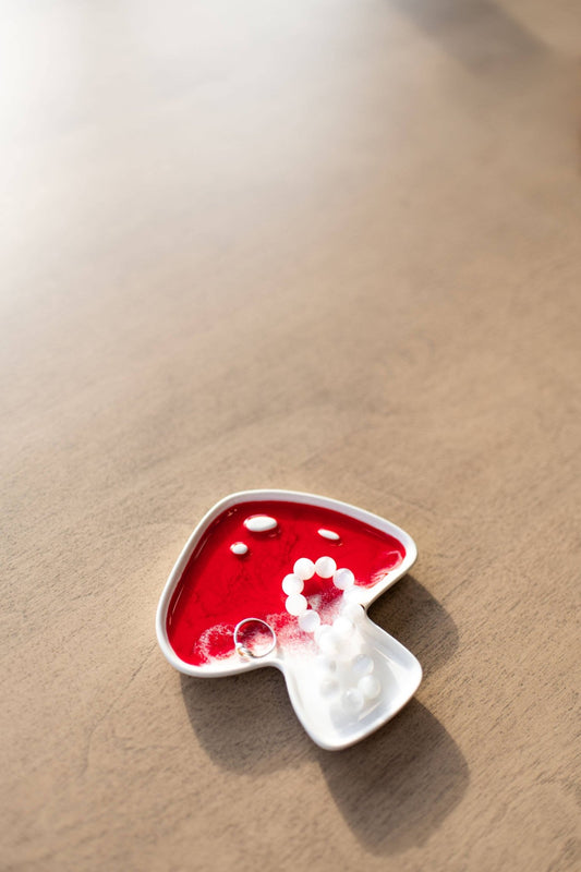 Ceramic Tray -Mushroom Shaped