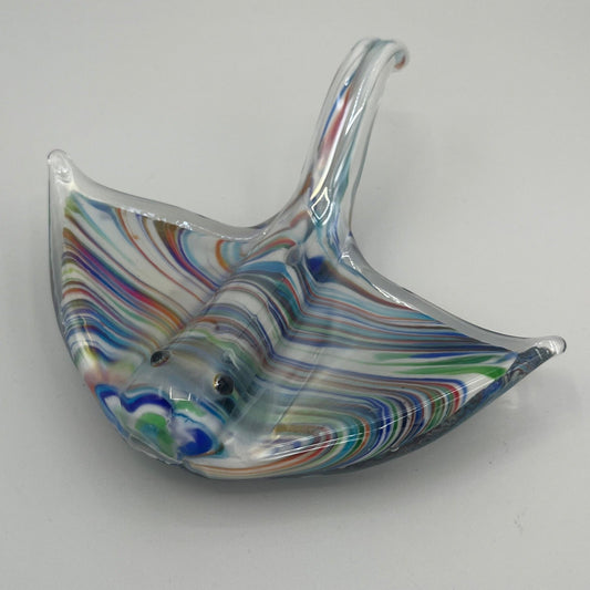 Glass Art - Colorful Glass Stingray