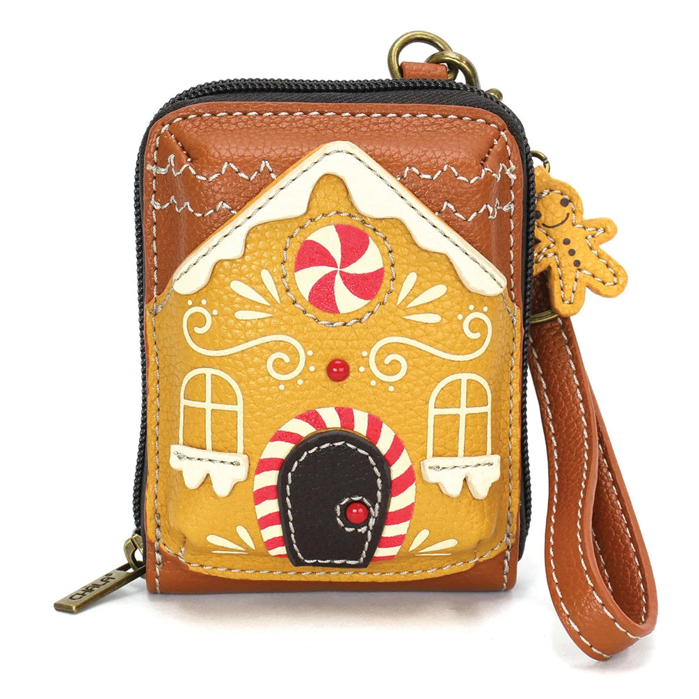 Cute C Credit Card Holder - Gingerbread House