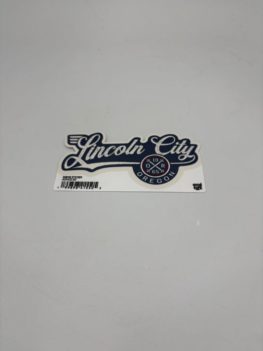Sticker - Large Lincoln City, Oregon 1965