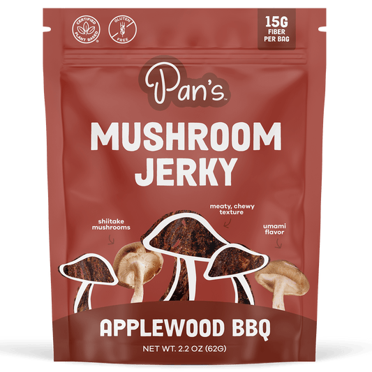 Pan's Mushroom Jerky - 2.2oz Applewood BBQ