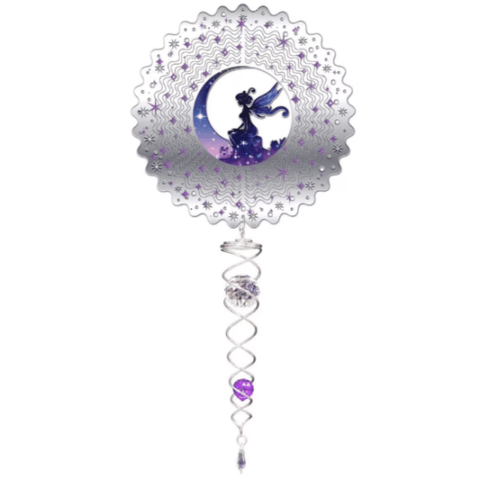 Wind Spinner - 14" Fairy Spinner Set