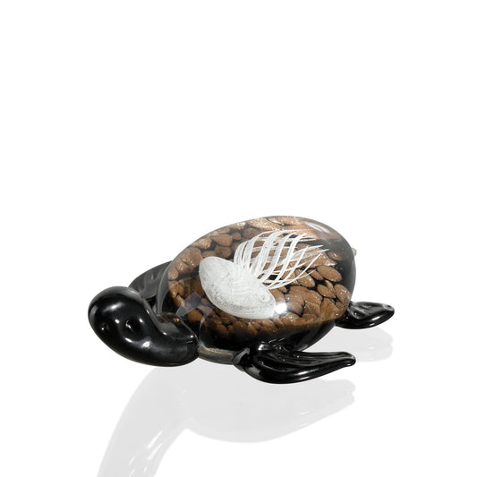 Glass Art - Surfacing Sea Turtle - 76182