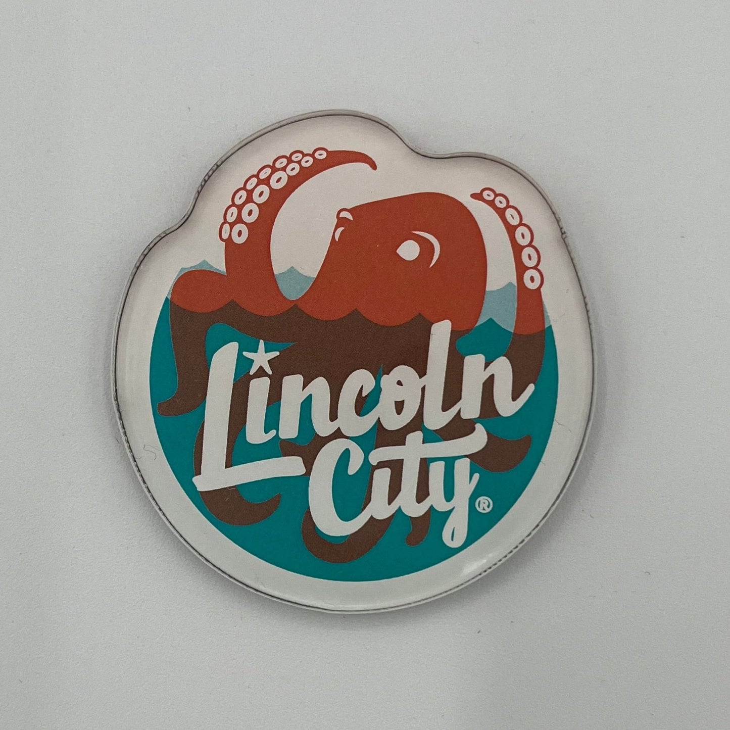 Lincoln City Logo Acrylic Magnet