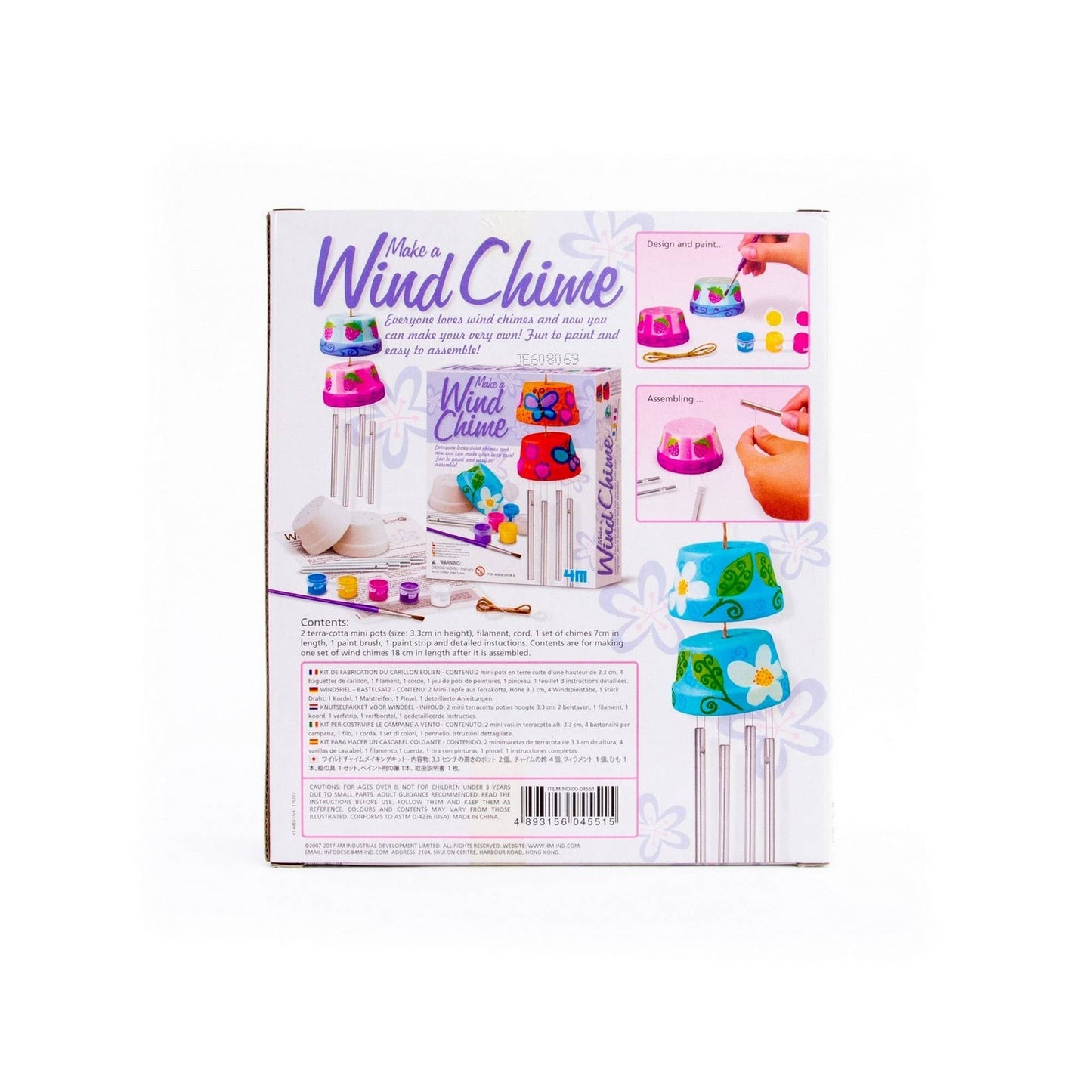 4M 3D Make A Wind Chime DIY Kit