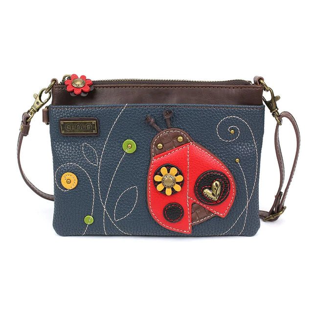 Mini Crossbody Navy Ladybug