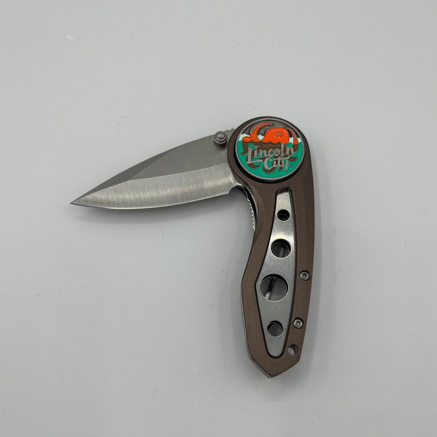 Folding Knife Lincoln City Logo