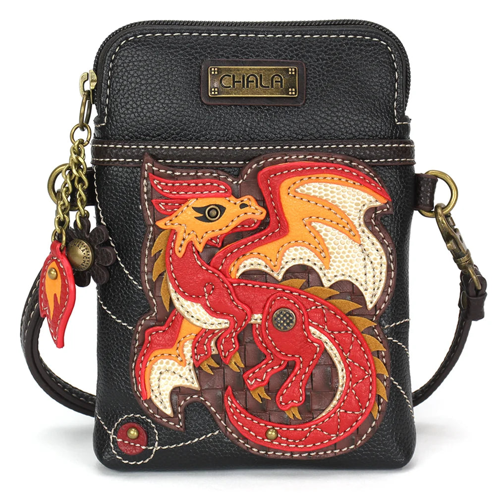 Cell Phone Xbody - Dragon Red Black