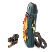 Cell Phone Xbody Turq. Hen with Chicks