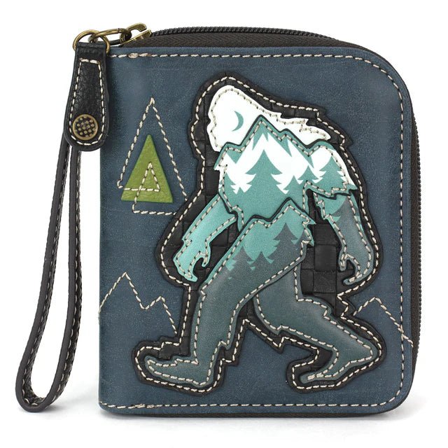 Zip Around Wallet Teal Bigfoot