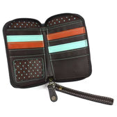 Zip Around Wallet Teal Bigfoot