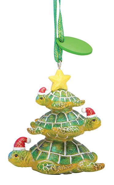 Ornament - Resin Ornament - Stack Of Turtles