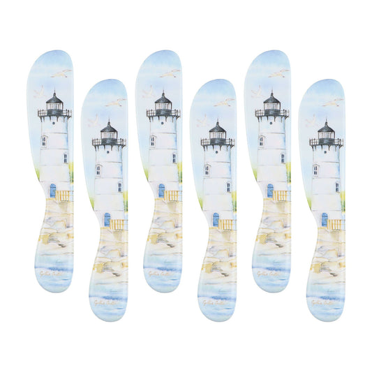 Cheese Spreader - 6-Piece Lighthouse Melamine