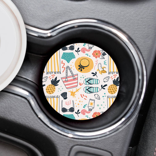 Coaster - Coastal Pattern Car Coaster CST0648