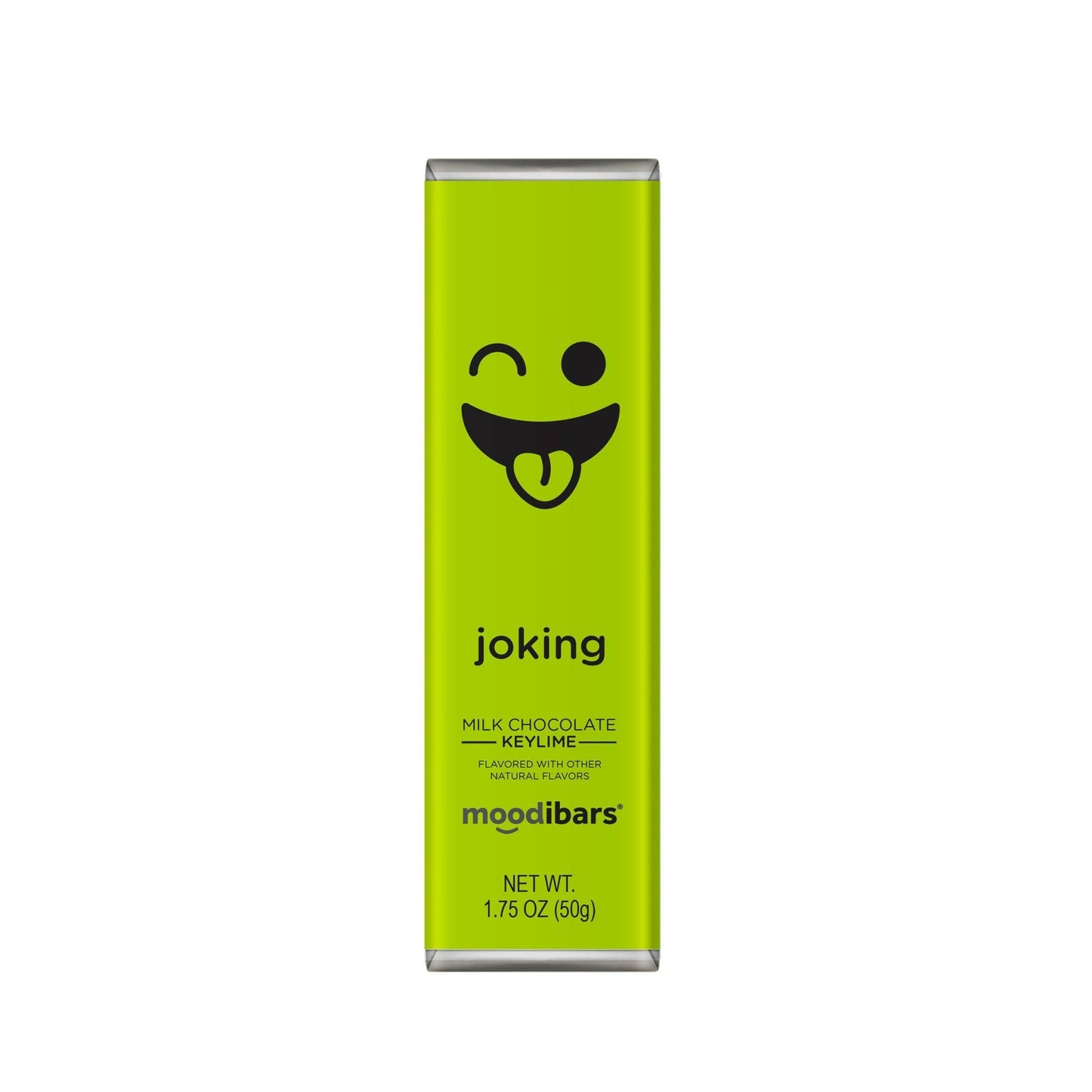 Chololate - Moodibars® JOKING creamy Milk Chocolate Keylime 1.5oz bar