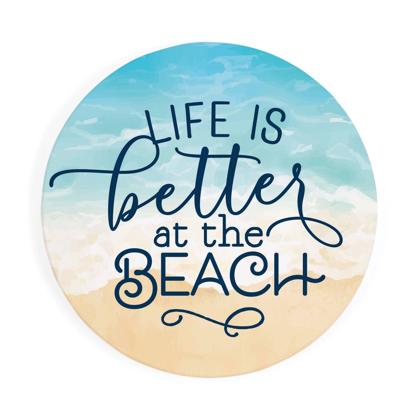 Coaster - Life is Better at The Beach Ceramic Coaster COC0187