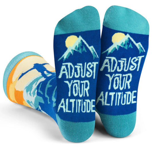 Socks - Crew Length 'Adjust Your Altitude' Socks