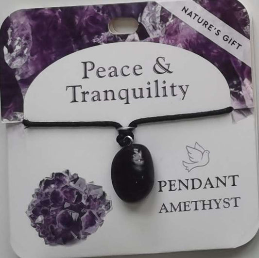 Pendant - Nature's Gift - Amethyst - Healing Pendant