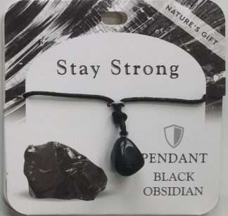 Pendant - Nature's Gift - Obsidian - Wishing Pendant