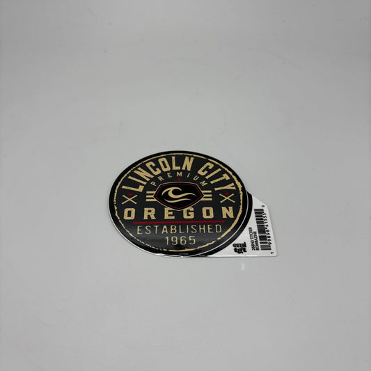 Sticker - Large Lincoln City premium Oregon established 1965