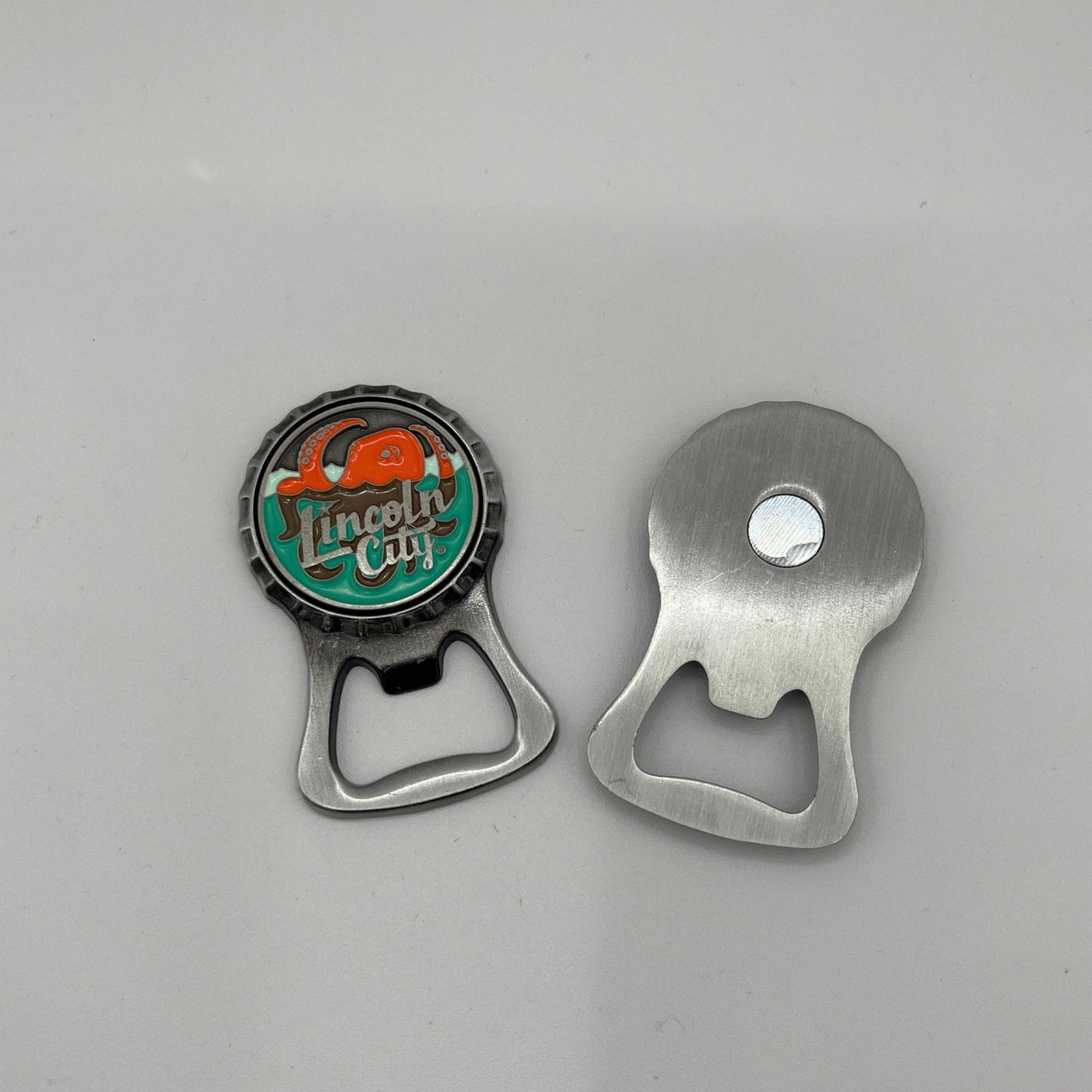 Bottle Opener Magnet Lincoln City Logo